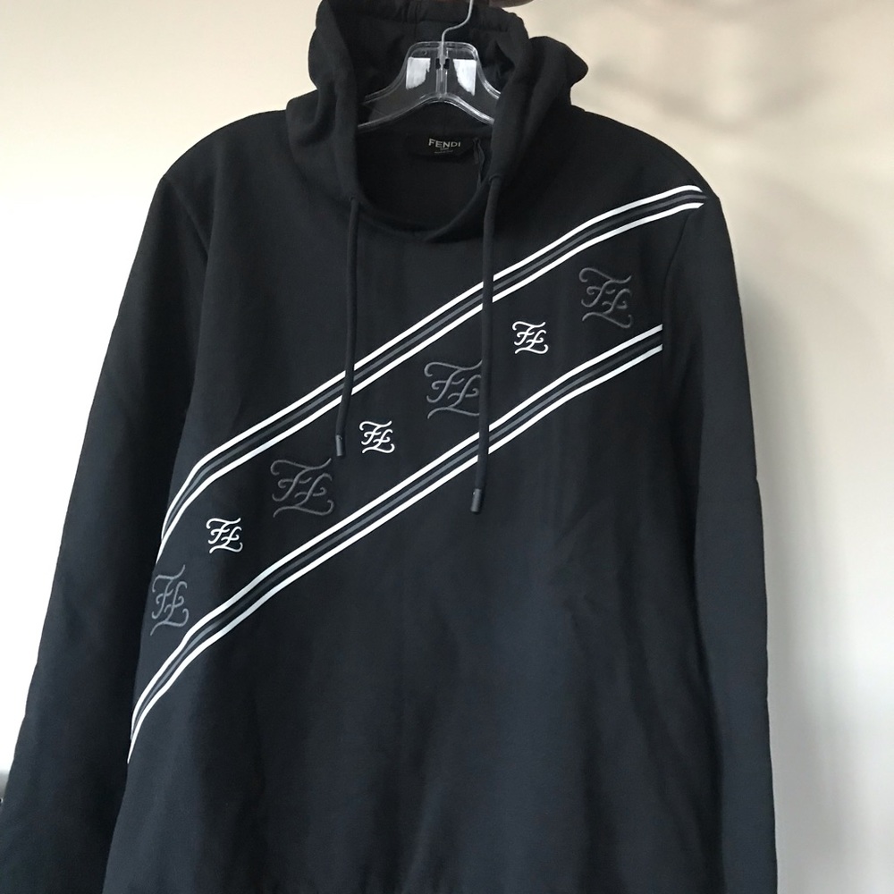 Fendi Men's Karligraphy Hoodie jacket
